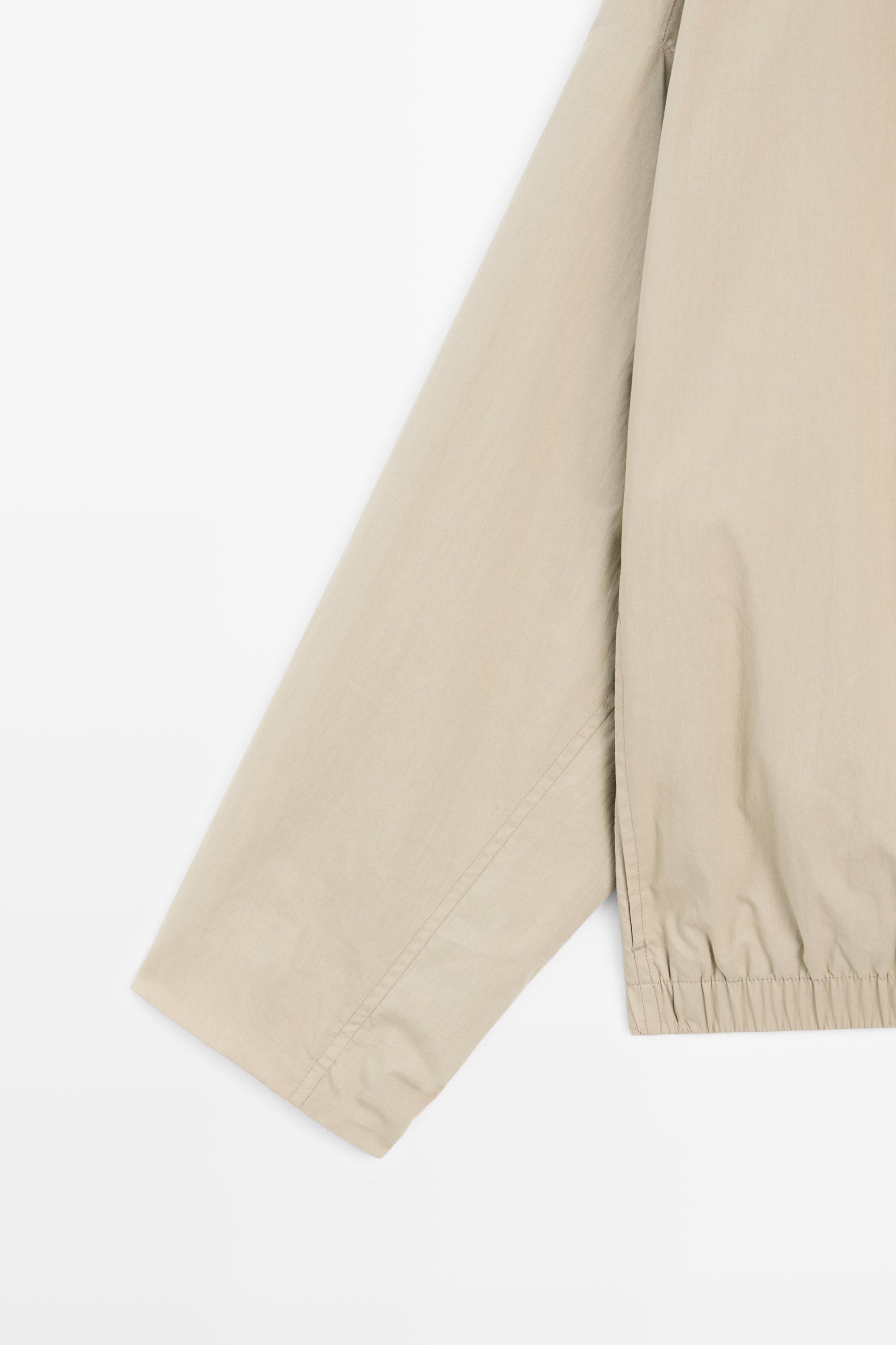 Veste bomber col cheminée